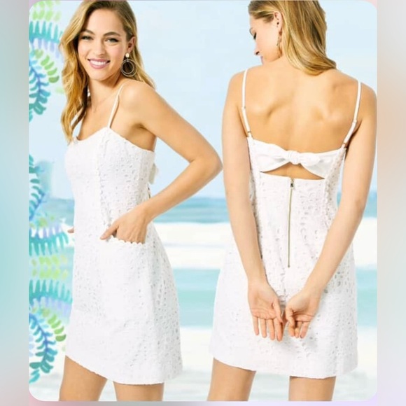Lilly Pulitzer Dresses & Skirts - Lilly Pulitzer Shelli Eyelet Dress Size 16